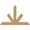 Ekena Millwork Saratoga Timber Gable Bracket, Western Red Cedar, 60"W x 40"H x 3 1/2"D x 5 1/2"F, 16/12 Pitch GBW060X40X0406SAR00SWR - alternate 1